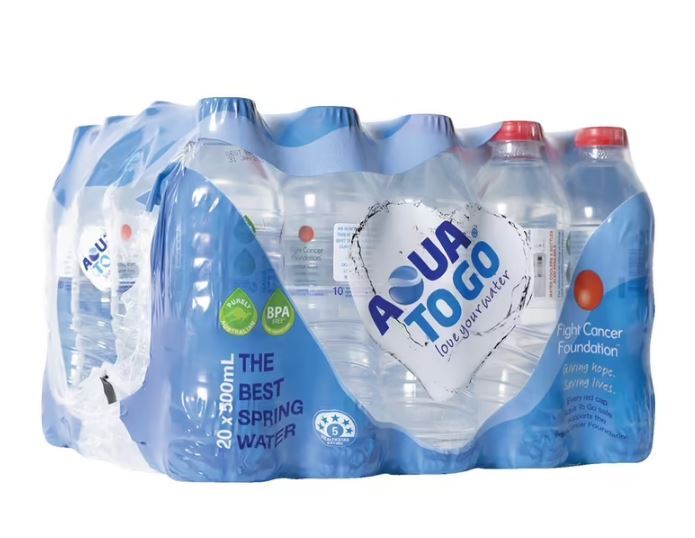 Spring Water 500ml Aqua to Go Premium Pack of 20