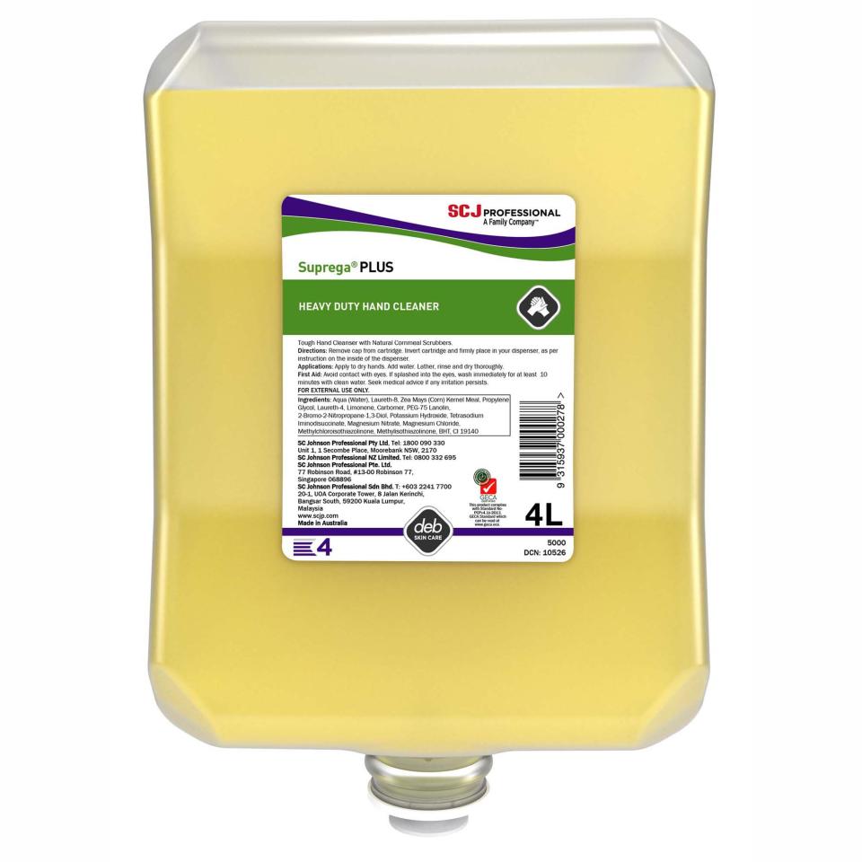 Heavy Duty Hand Cleaner Deb Suprega 5000 4L