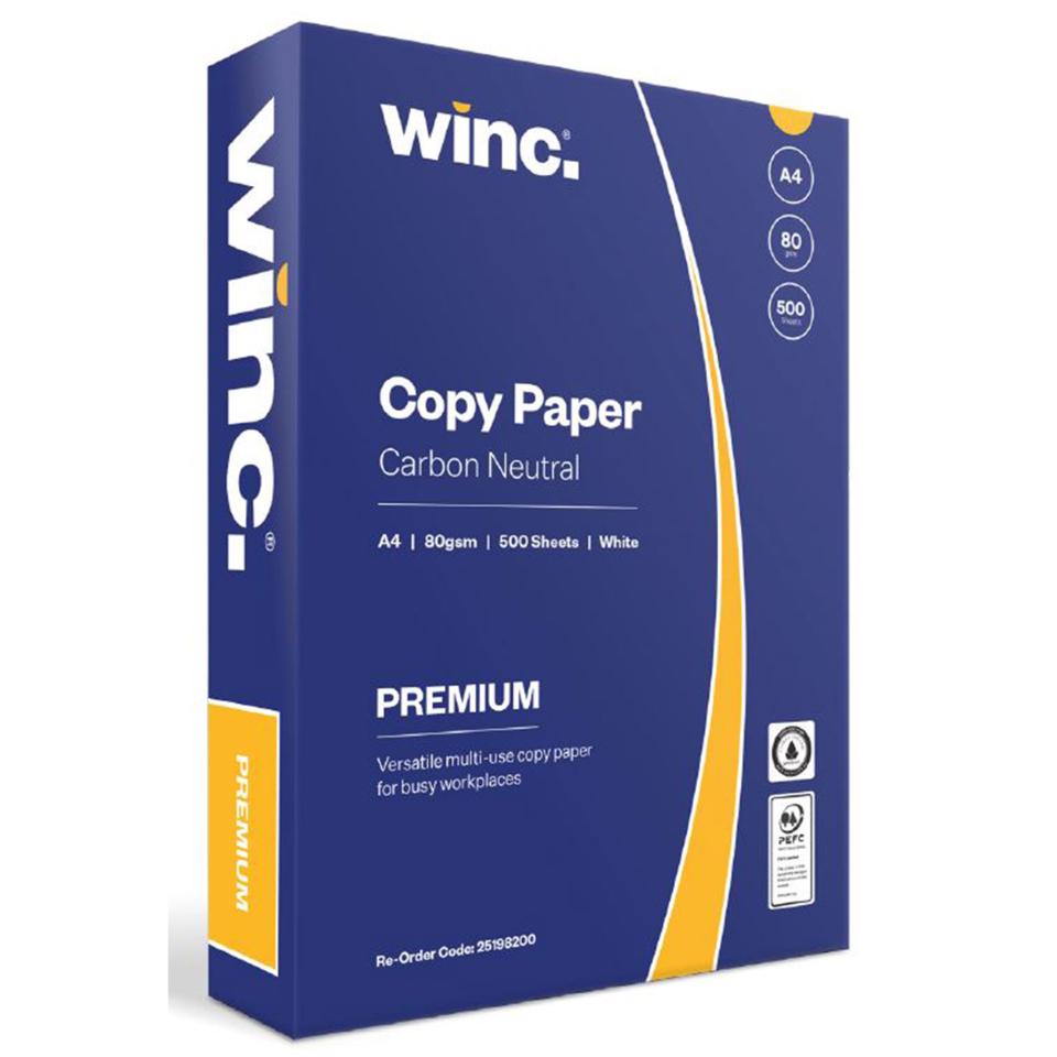 Copy Paper A4 80gsm WINC Carbon Neutral White