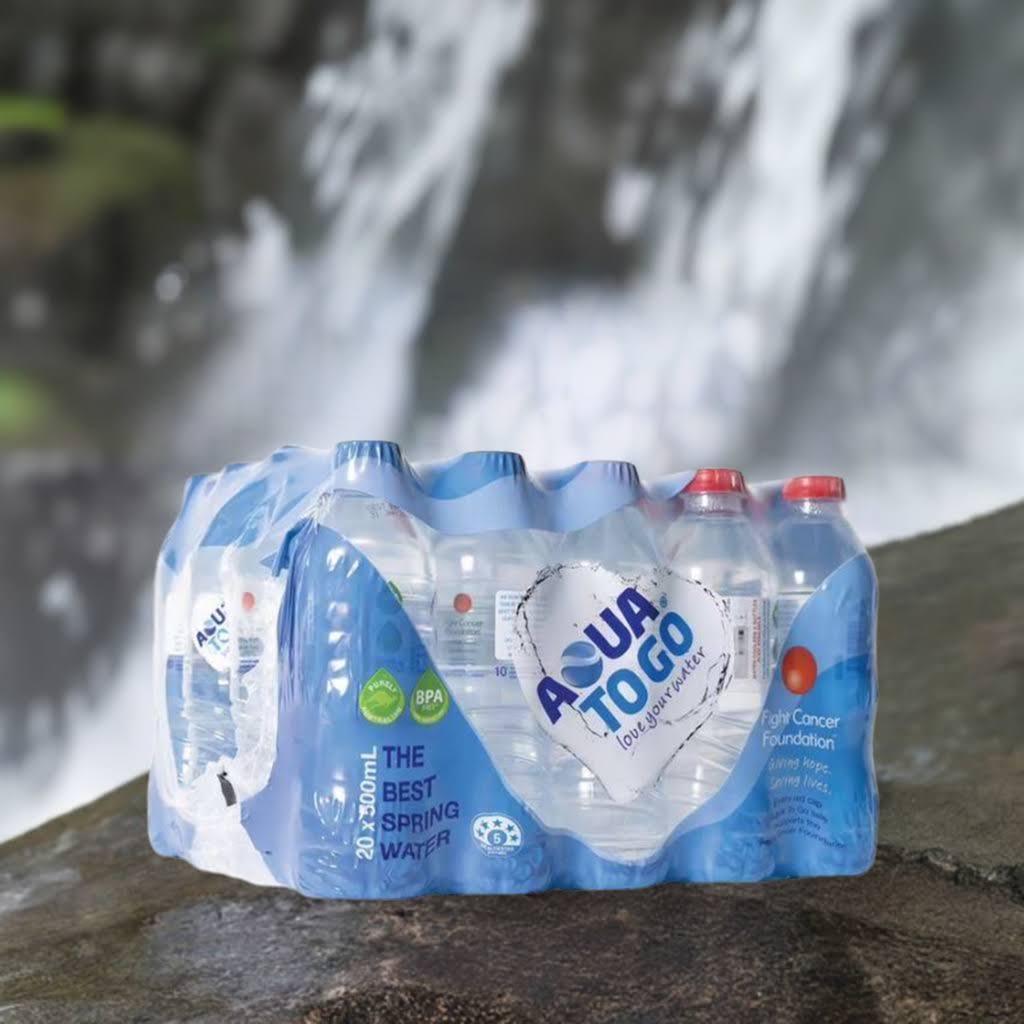 Spring Water 500ml Aqua to Go Premium Pack of 20