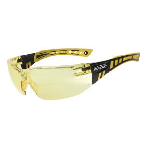 Safety Glasses Scope Speed - Black/Red Frame Anti Fog Anti Scratch - - Box of 10