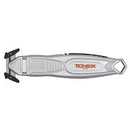 Ronsta Concealed Metal Body Safety Knife – Dual Stainless Steel Blade | Quick-Change Head | Includes Spare Blade Head | KC001