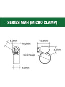 Tridon Stainless Steel Hose Clamps – Pack of 10 - Multiple Size Options