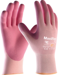 Pink ATG MaxiFlex Active Safety Gloves 34-814 – Pack of 6