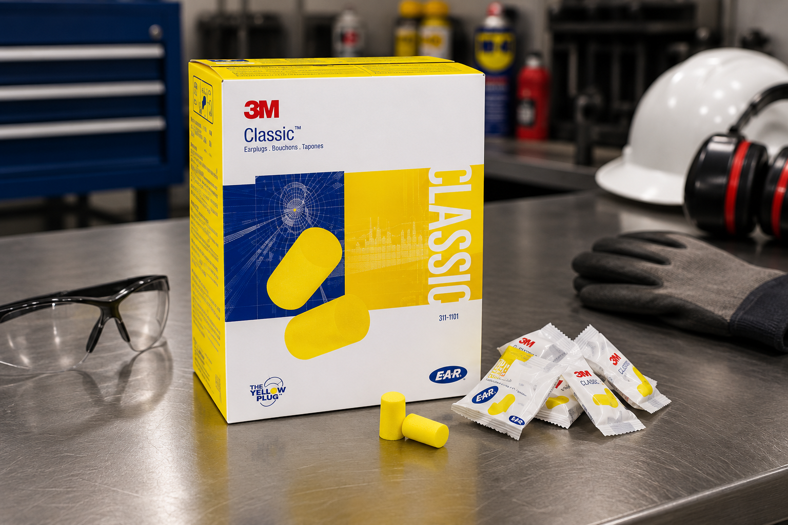 3M Classic Uncorded Pillow Pack Earplug – 310-1001