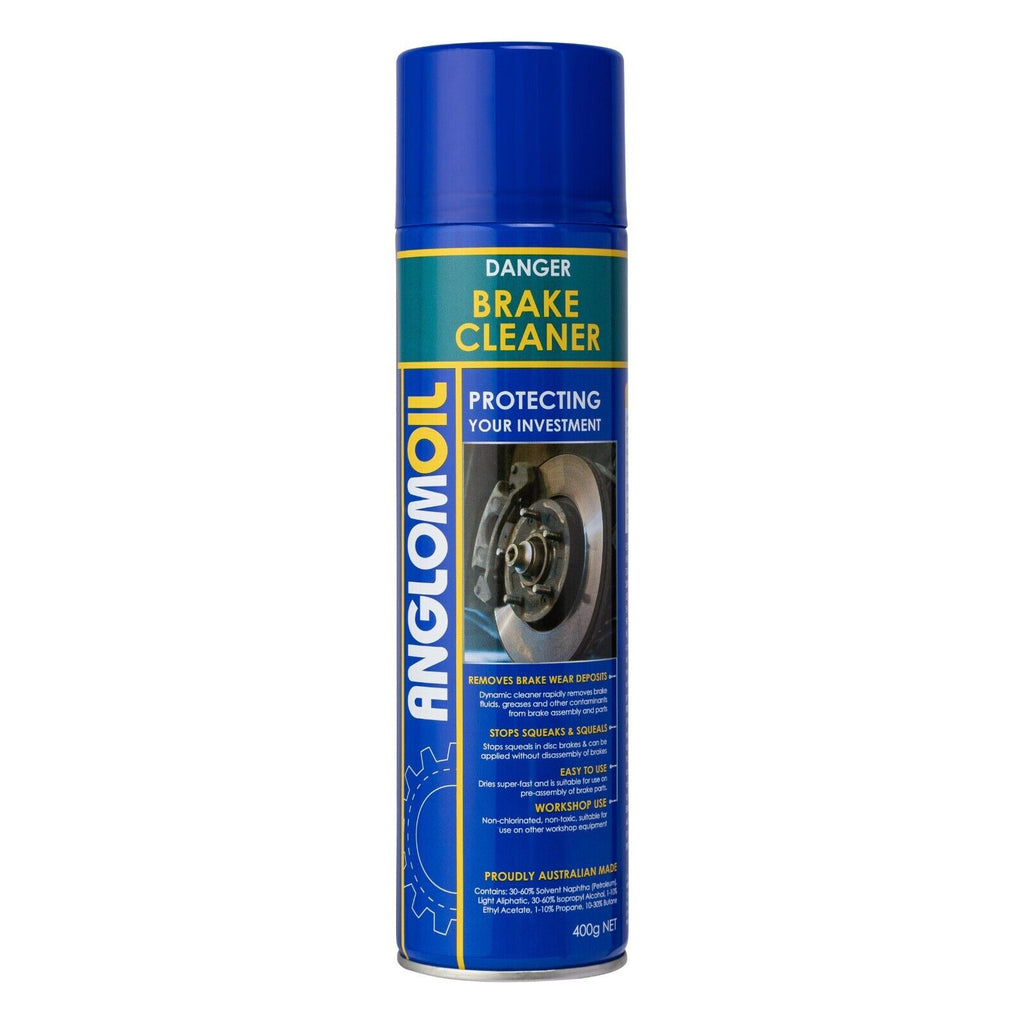 BRAKE CLEANER ANGLOMOIL  - 400g Aerosol Pack of 4 (Business Delivery Only)