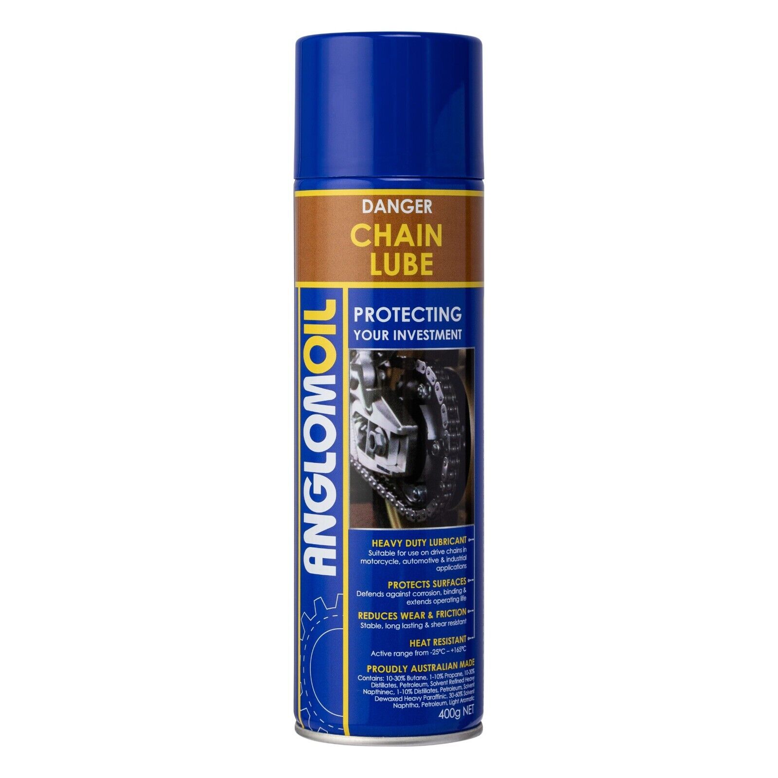 CHAIN LUBE ANGLOMOIL - 400G BOTTLE