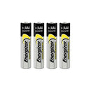 Energizer Industrial EN92 1.5V Alkaline AAA Battery Pack of 4