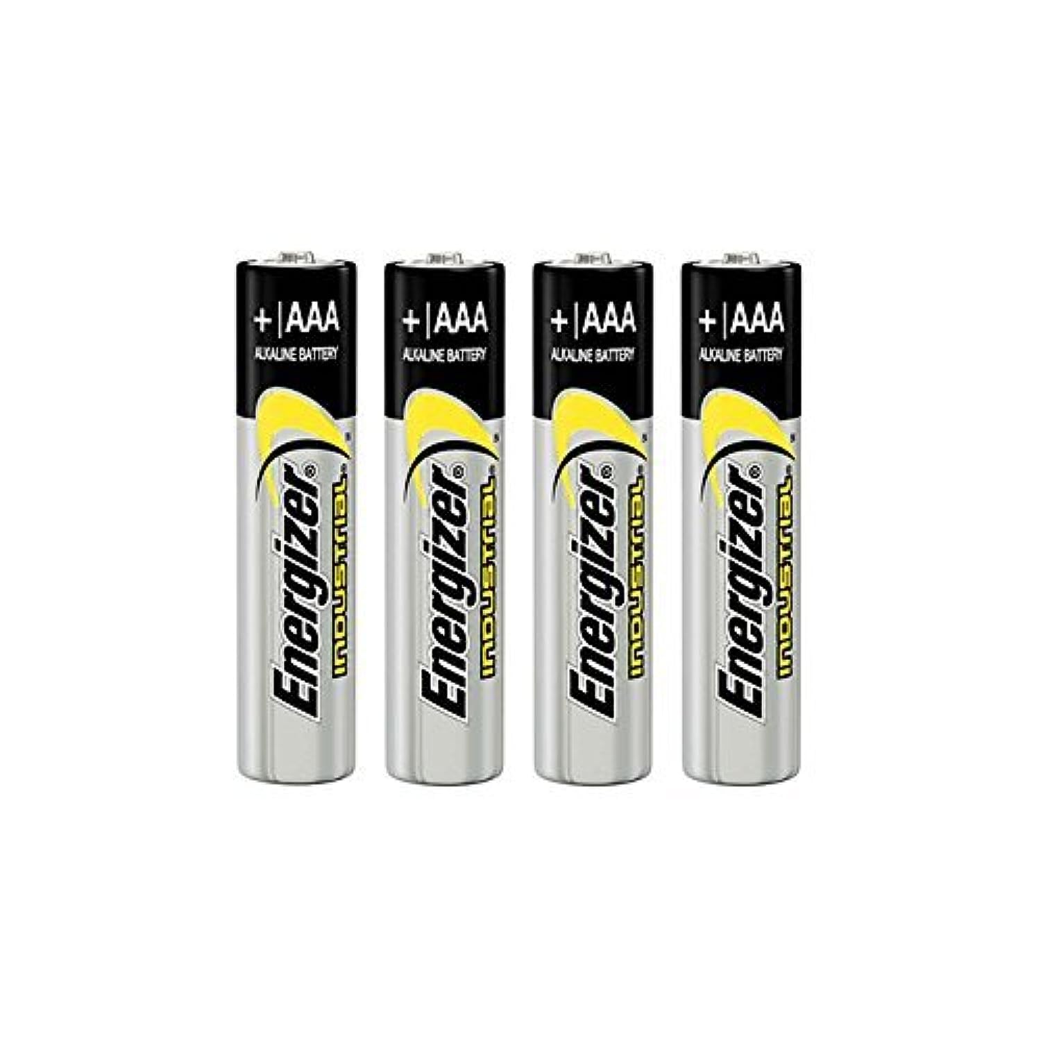 Energizer Industrial EN92 1.5V Alkaline AAA Battery Pack of 4
