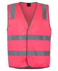 Pink JB’s Hi Vis (Day & Night) Safety Vest JBS6DNSV