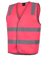 Pink JB’s Hi Vis (Day & Night) Safety Vest JBS6DNSV