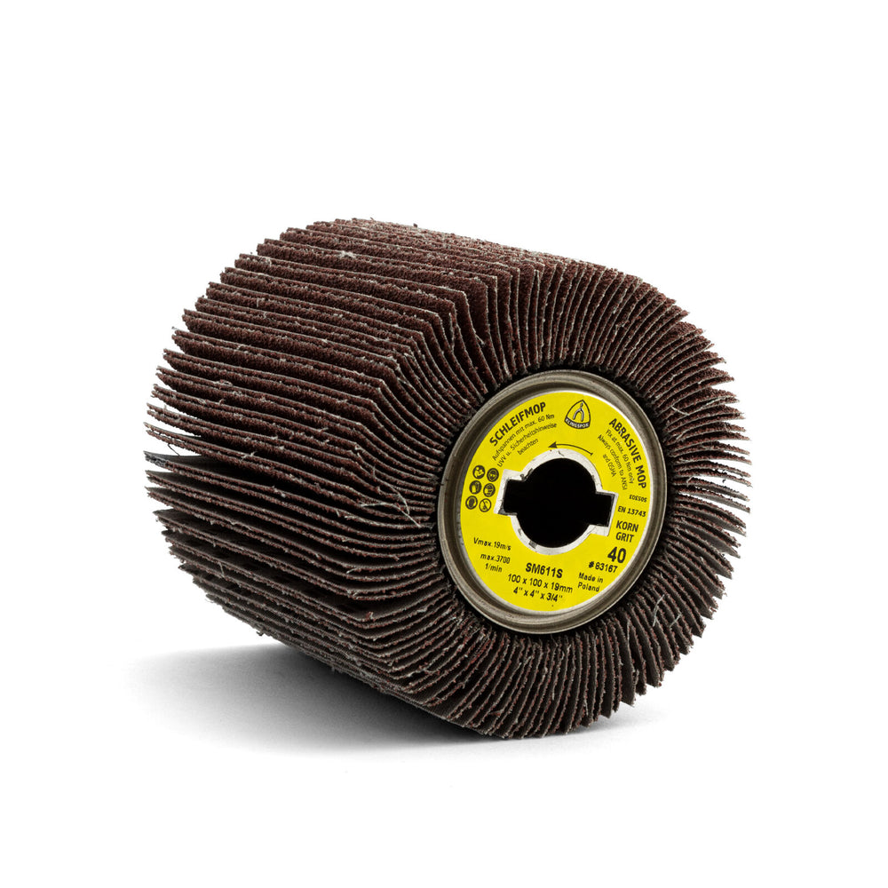 Klingspor Spindle Flap Wheel 80 Grit 40mm x 20 x 6mm Box of 10 12944