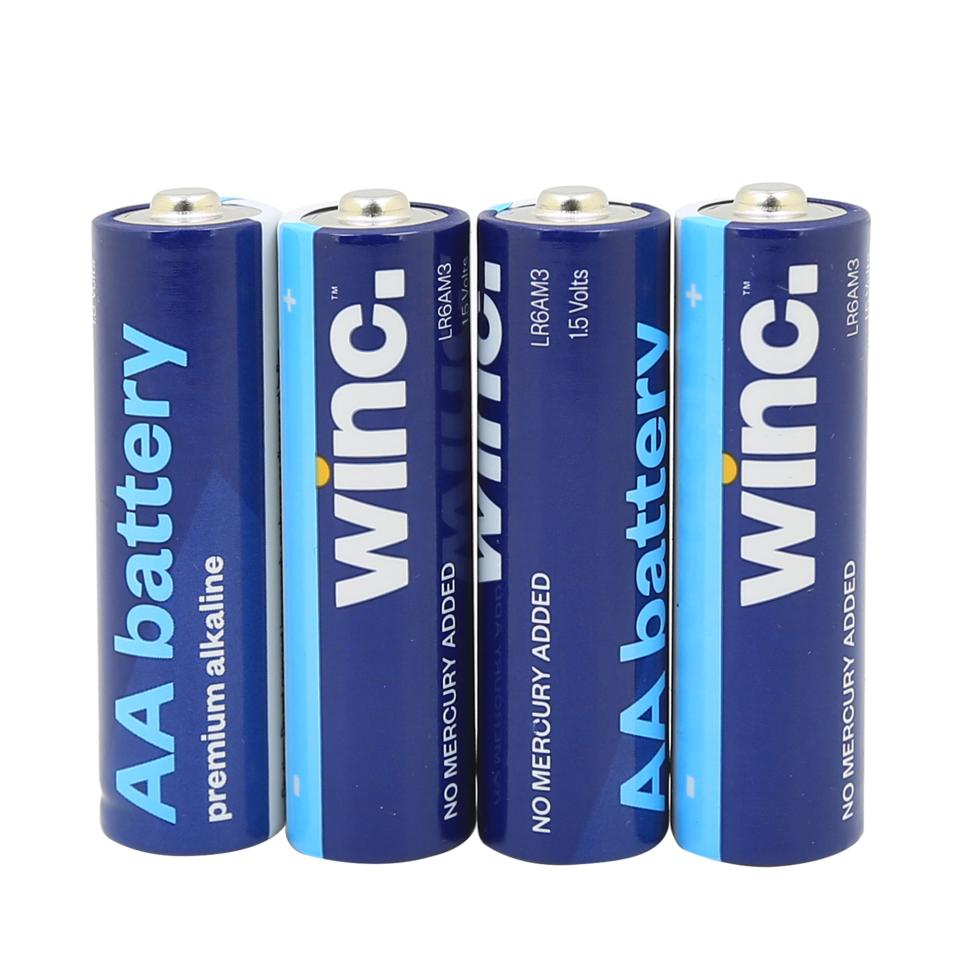 Battery AA Premium Alkaline WINC Pack of 4