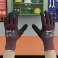 ATG MaxiDry 56-425 Safety Gloves – Pack of 6