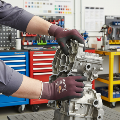 ATG MaxiDry Cut D Fully Coated Knitwrist Safety Gloves 56-427 (Pack of 6)