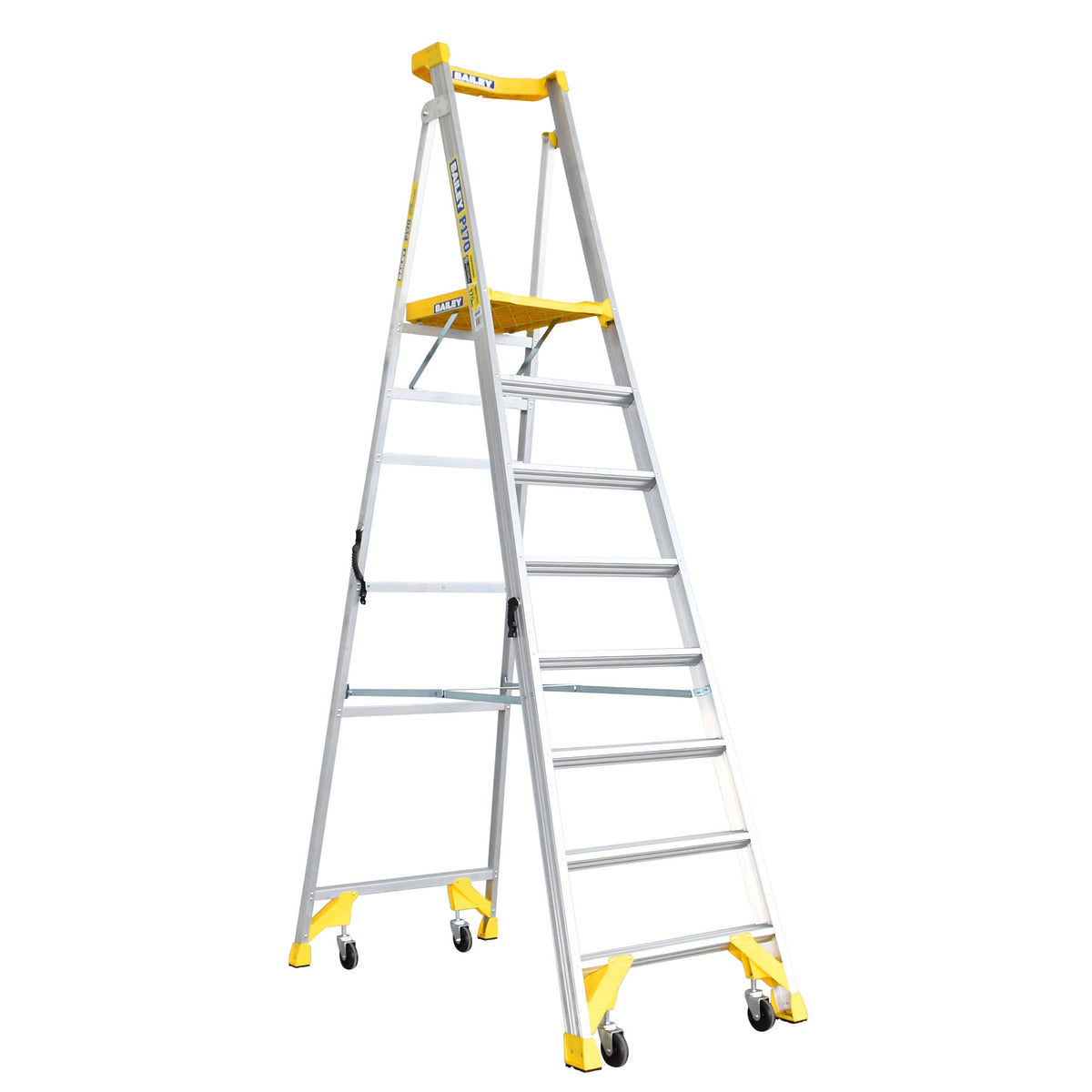 Bailey Aluminum Platform Stepladder P170 8 Job Station 170kg FS13543 - Pickup Only
