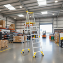 Bailey Aluminum Platform Stepladder P170 8 Job Station 170kg FS13543 - Pickup Only