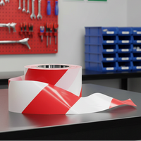 Barricade Tape PRO CHOICE SAFETY RED/WHITE 75MMX100M - RW10075