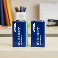 Battery 9V Premium Alkaline WINC Pack of 2