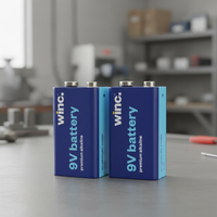 Battery 9V Premium Alkaline WINC Pack of 2