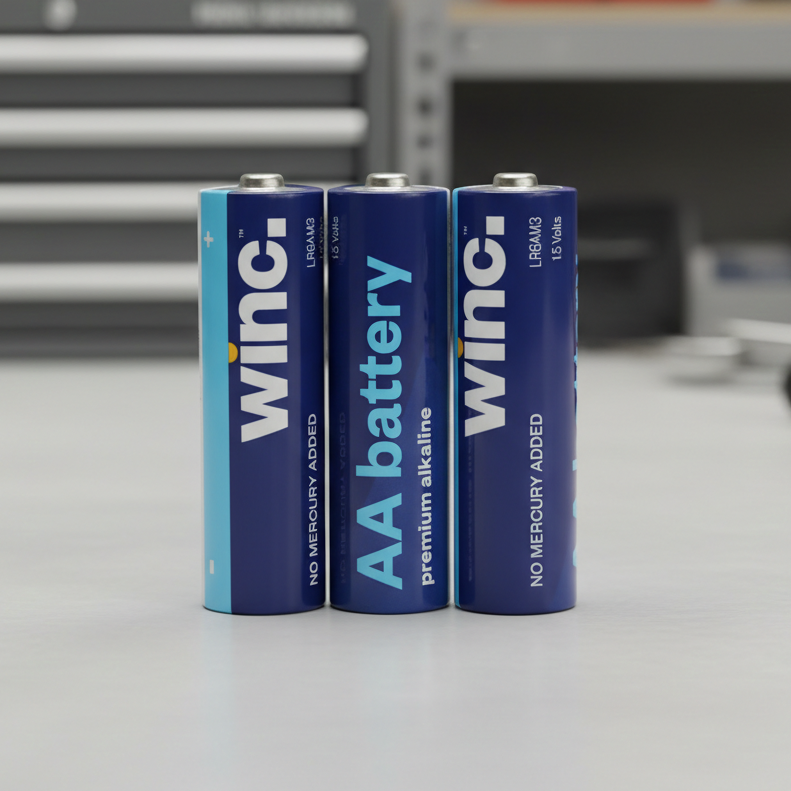 Battery AA Premium Alkaline WINC Pack of 4