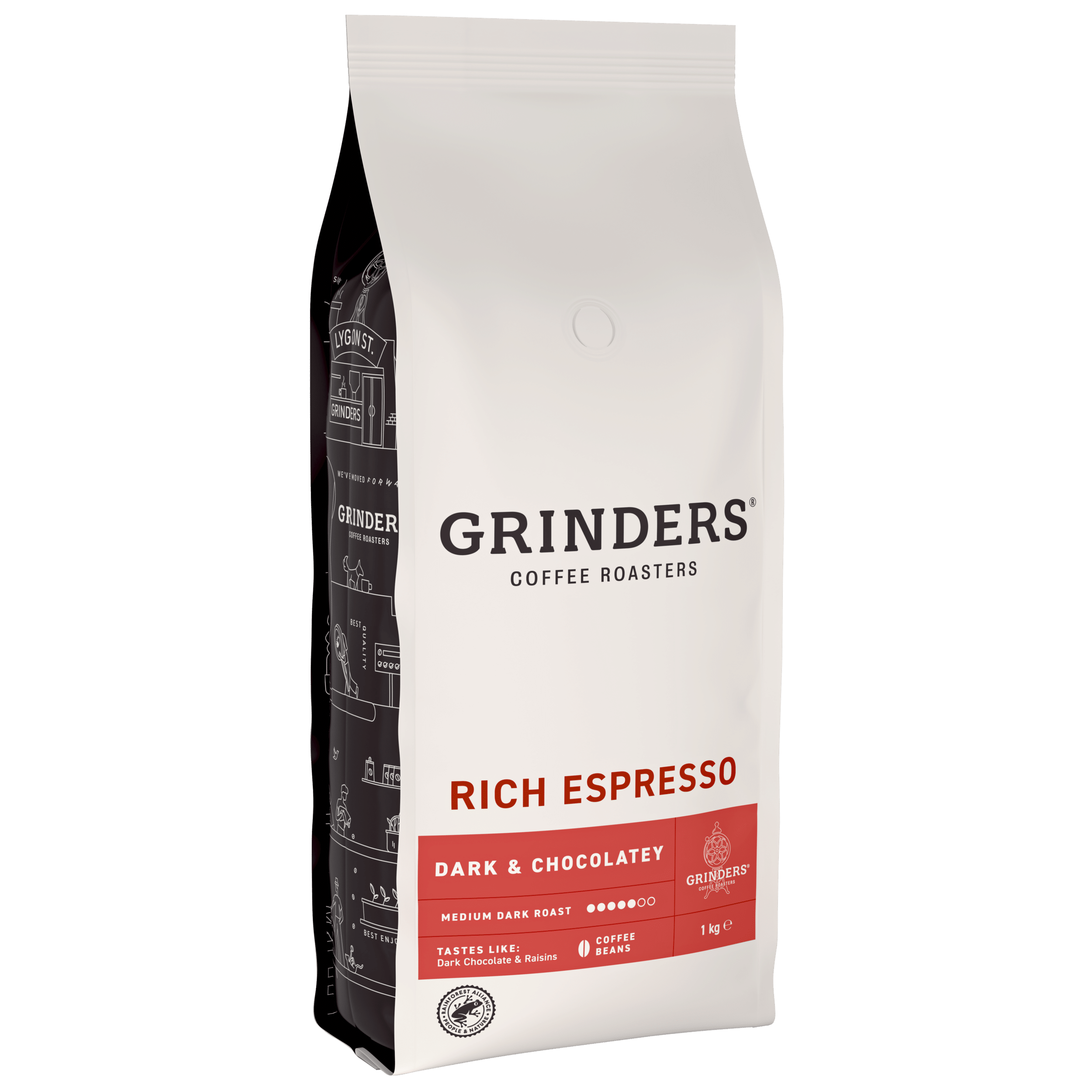 Coffee Beans Grinders Rich Espresso Medium Dark Roast 1kg