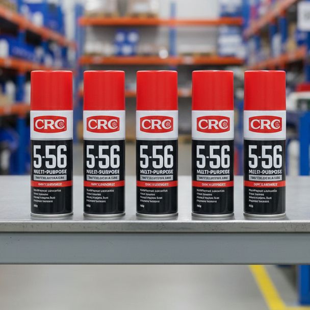 CRC 5-56 Non-Flammable Multi-Purpose Service Spray – 400g Aerosol | Penetrates, Lubricates & Protects | Pack of 5 | 1754519 (Business Delivery Only)