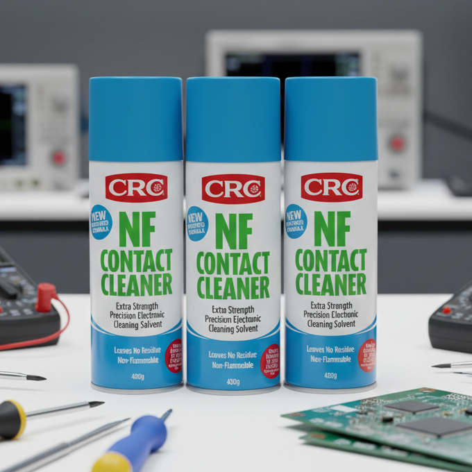 CRC NF Contact Cleaner 2017  400G Aerosol for Electrical Equipment Pack of 3 (Business Delivery Only)