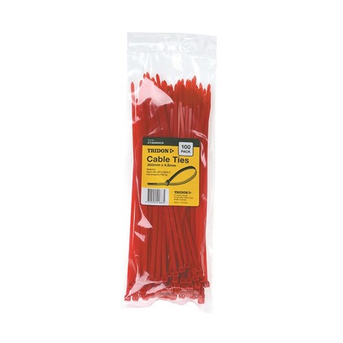 Cable Tie Tridon 300 x 4.8mm Pack 100 CT305