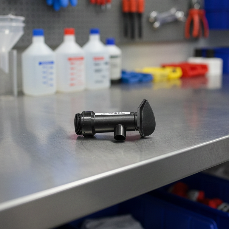 Diggers Tap 20mm Plastic Black for 20 Litre Tins