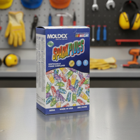 Disposable Earplugs Uncorded MOLDEX SparkPlugs CL5 Box of 200 pairs | Supply Solutions Group