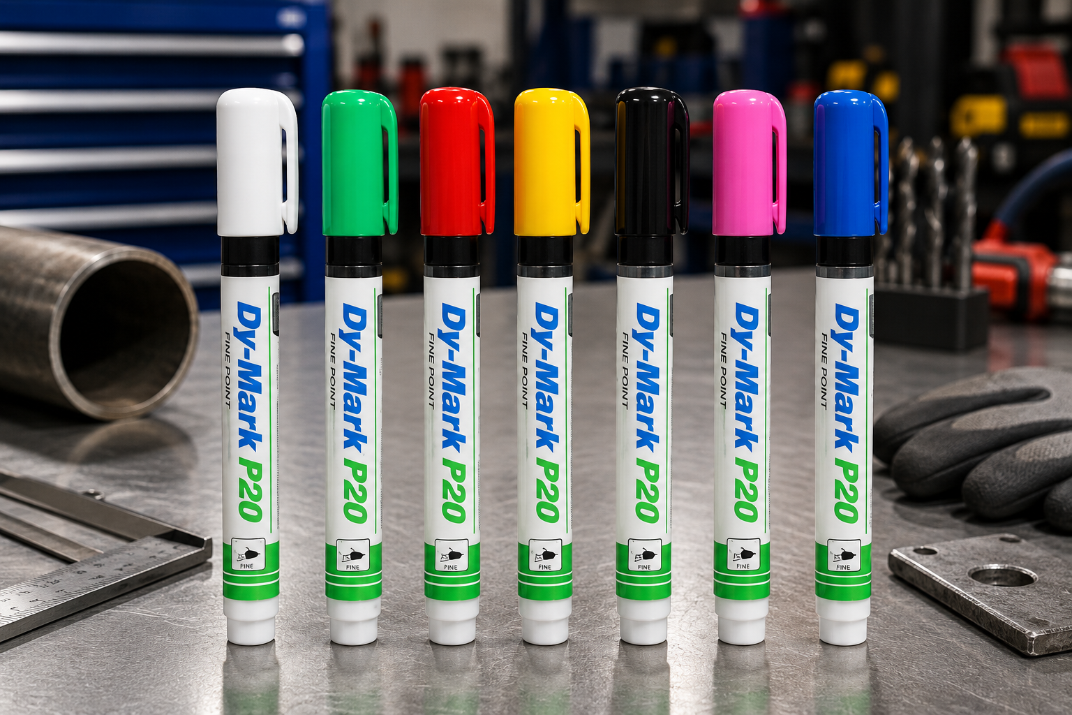 Dy-Mark P20 Paint Markers  - Box of 6