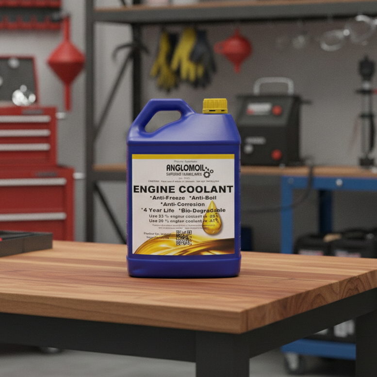 ENGINE COOLANT  - ANGLOMOIL - 5L BOTTLE
