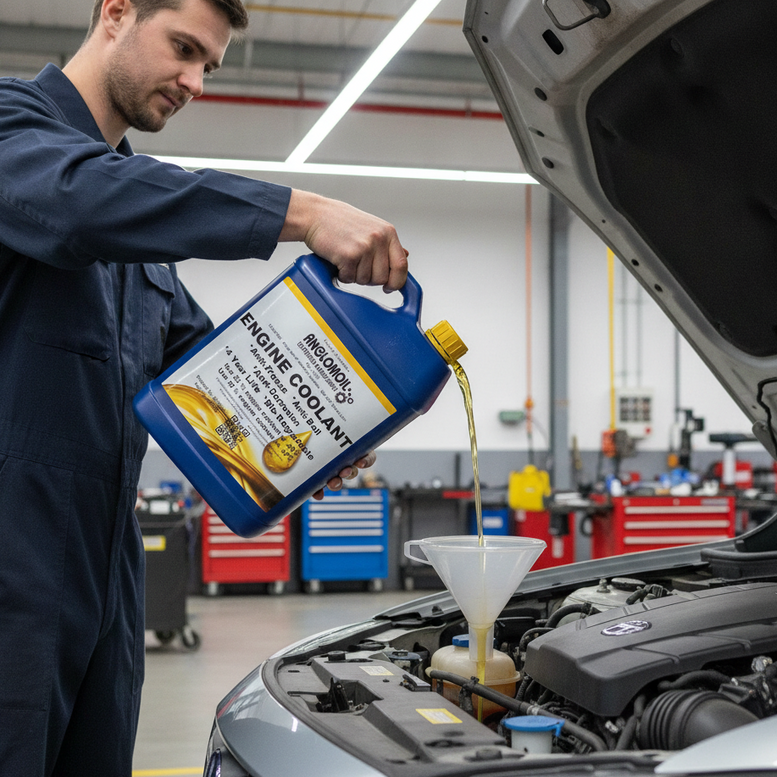 ENGINE COOLANT  - ANGLOMOIL - 5L BOTTLE