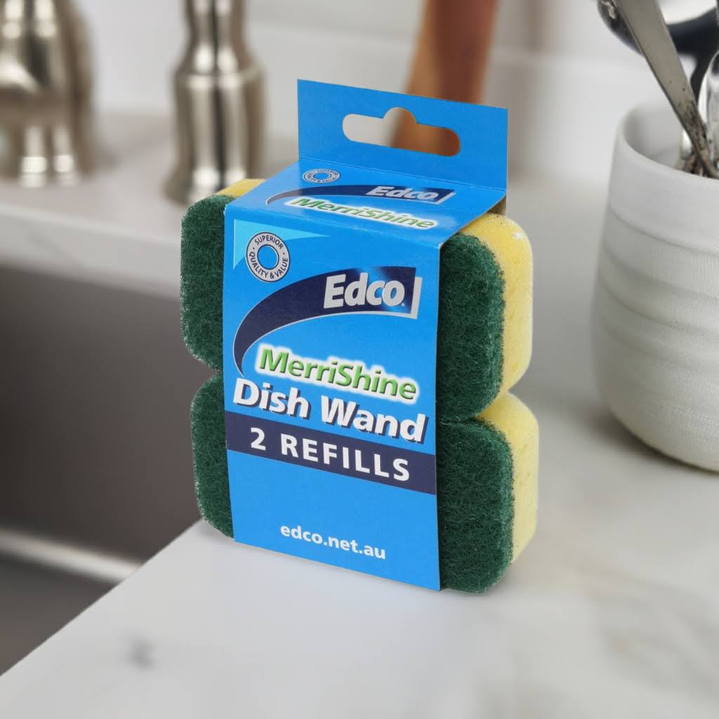 Dish Wand Refill Edco Merrishine Pack Of 2