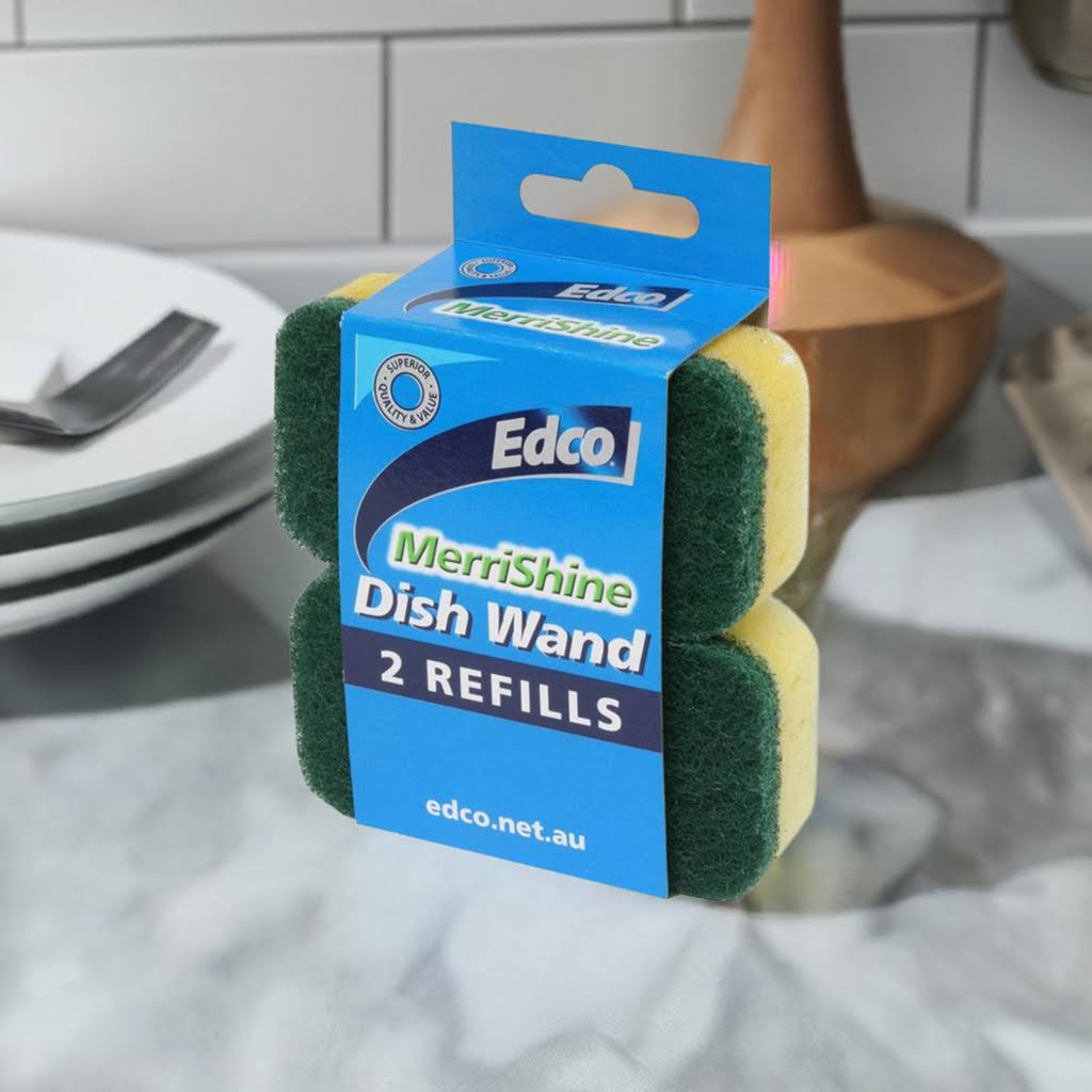 Dish Wand Refill Edco Merrishine Pack Of 2