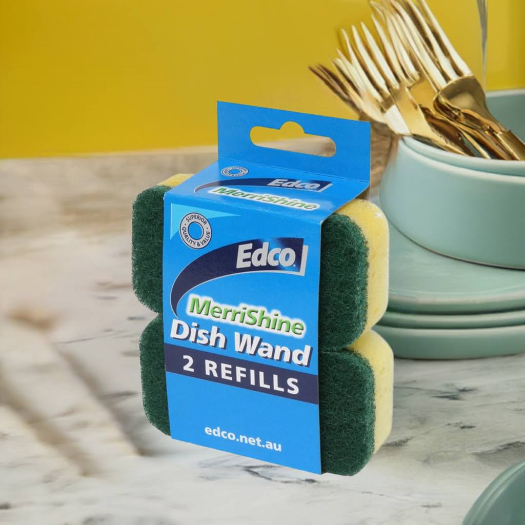 Dish Wand Refill Edco Merrishine Pack Of 2
