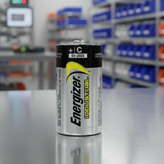Energizer Industrial C Alkaline Battery – 1.5V | EN93 / LR14 | 10-Year Shelf Life | Single Battery | 18867788