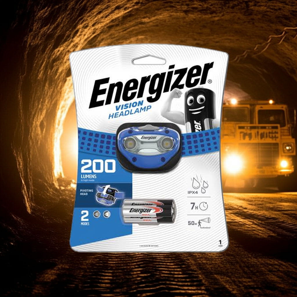 Energizer Vision Headlight Torch 200 Lumens