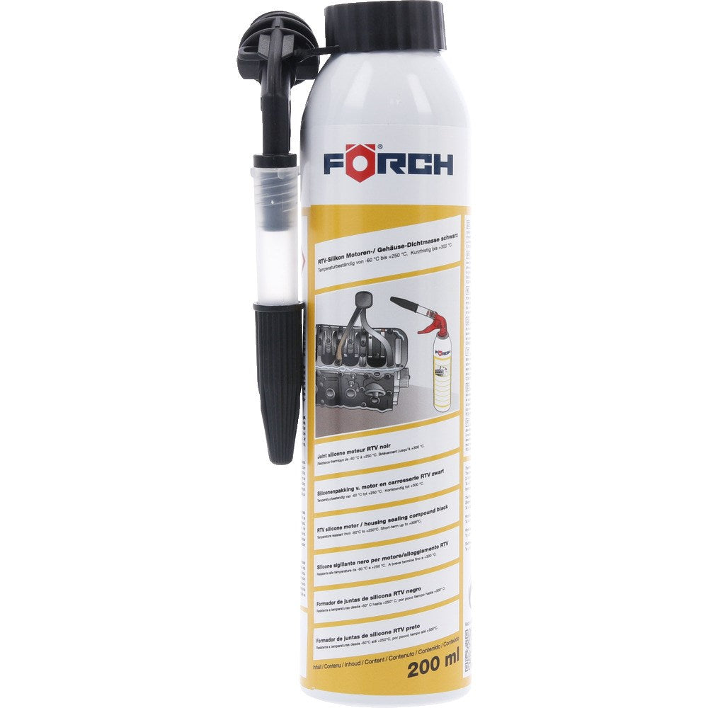 Sealant Black Silicone FORCH RTV  K164 200ml