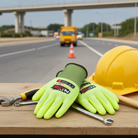 Hi Vis Nitrile Gloves NXG Air Vend Pack 5130FV - Pack of 6