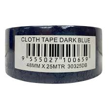 GSA Cloth Tape – Dark Blue | 48mm × 25m | Heavy-Duty Woven Cloth | Rubber Adhesive | 30325DB