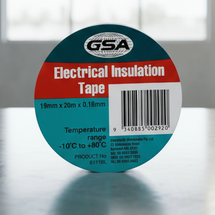 GSA Electrical Insulation Tape Blue – 0.18mm x 19mm x 20m – 8111DB