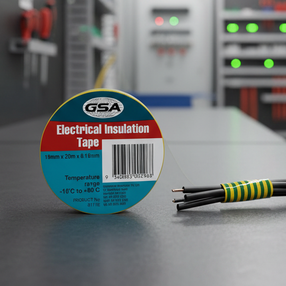 GSA Electrical Insulation Tape Earth – 0.18mm x 19mm x 20m – 8111E