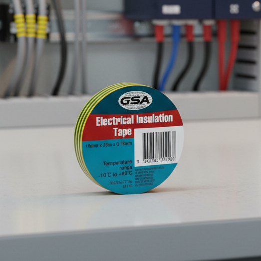 GSA Electrical Insulation Tape Earth – 0.18mm x 19mm x 20m – 8111E