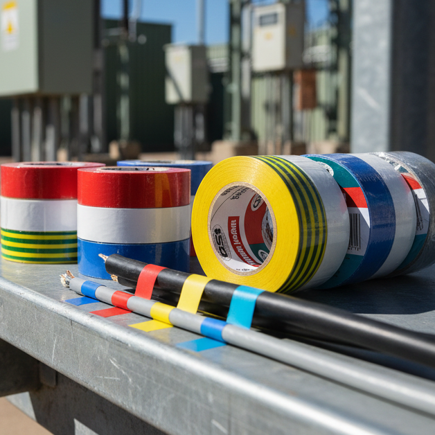 GSA Electrical Insulation Tape Rainbow – 0.18mm x 19mm x 20m – 8111RP