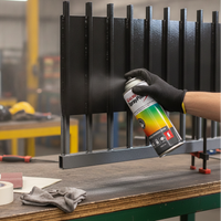 Galmet Spray Paint Enamel 350g, Black High Gloss GSPBLA350 Pack of 4 (Business Delivery Only)