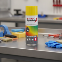 Galmet Spray Paint Enamel 350g, Golden Yellow Gloss GSPGYA350 Pack of 4 (Business Delivery Only)