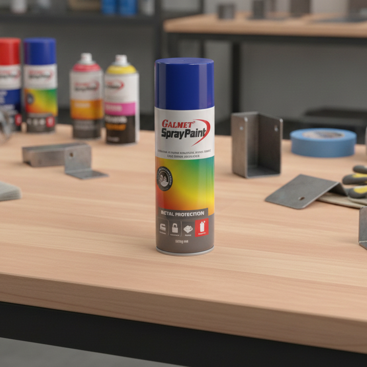 Galmet Spray Paint Enamel 350g, Ocean Blue Gloss GRPOBA350 Pack of 4 (Business Delivery Only)