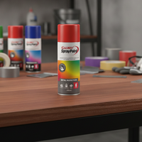 Galmet Spray Paint Enamel 350g, Signal Red GSPSRA350 Pack of 4 (Business Delivery Only)